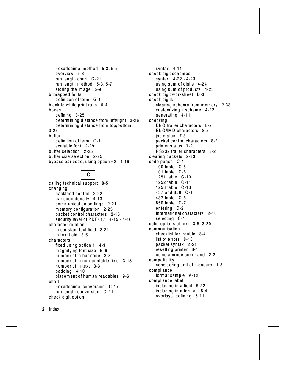 Paxar Monarch 9850 User Manual | Page 308 / 322