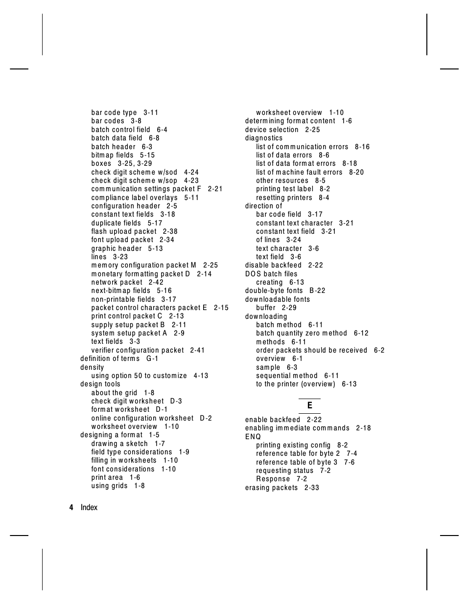 Paxar Monarch 9850 User Manual | Page 310 / 322