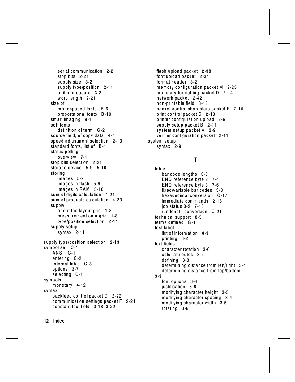 Paxar Monarch 9850 User Manual | Page 318 / 322