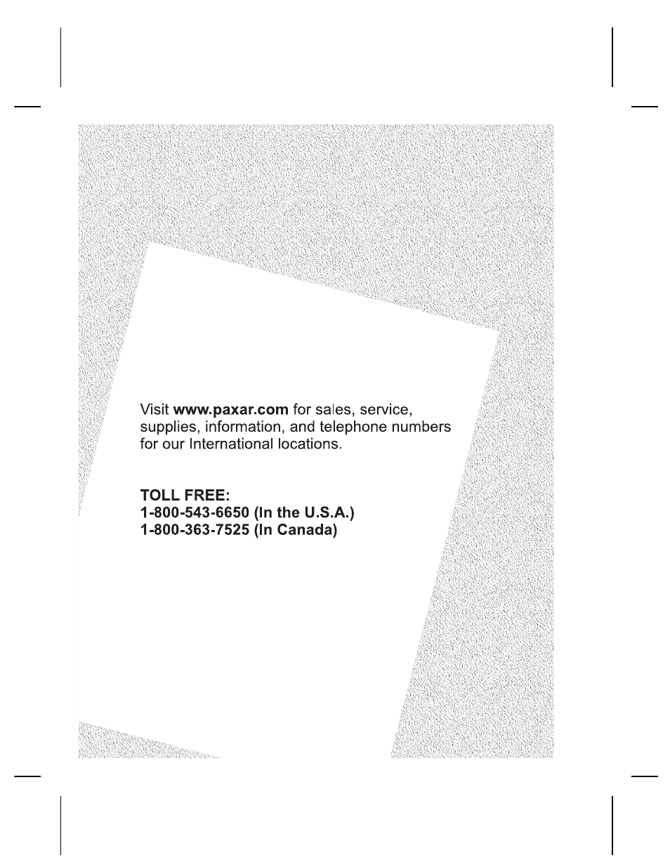 Paxar Monarch 9850 User Manual | Page 322 / 322