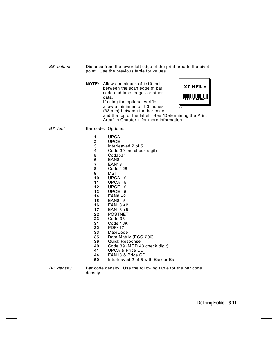 Paxar Monarch 9850 User Manual | Page 77 / 322