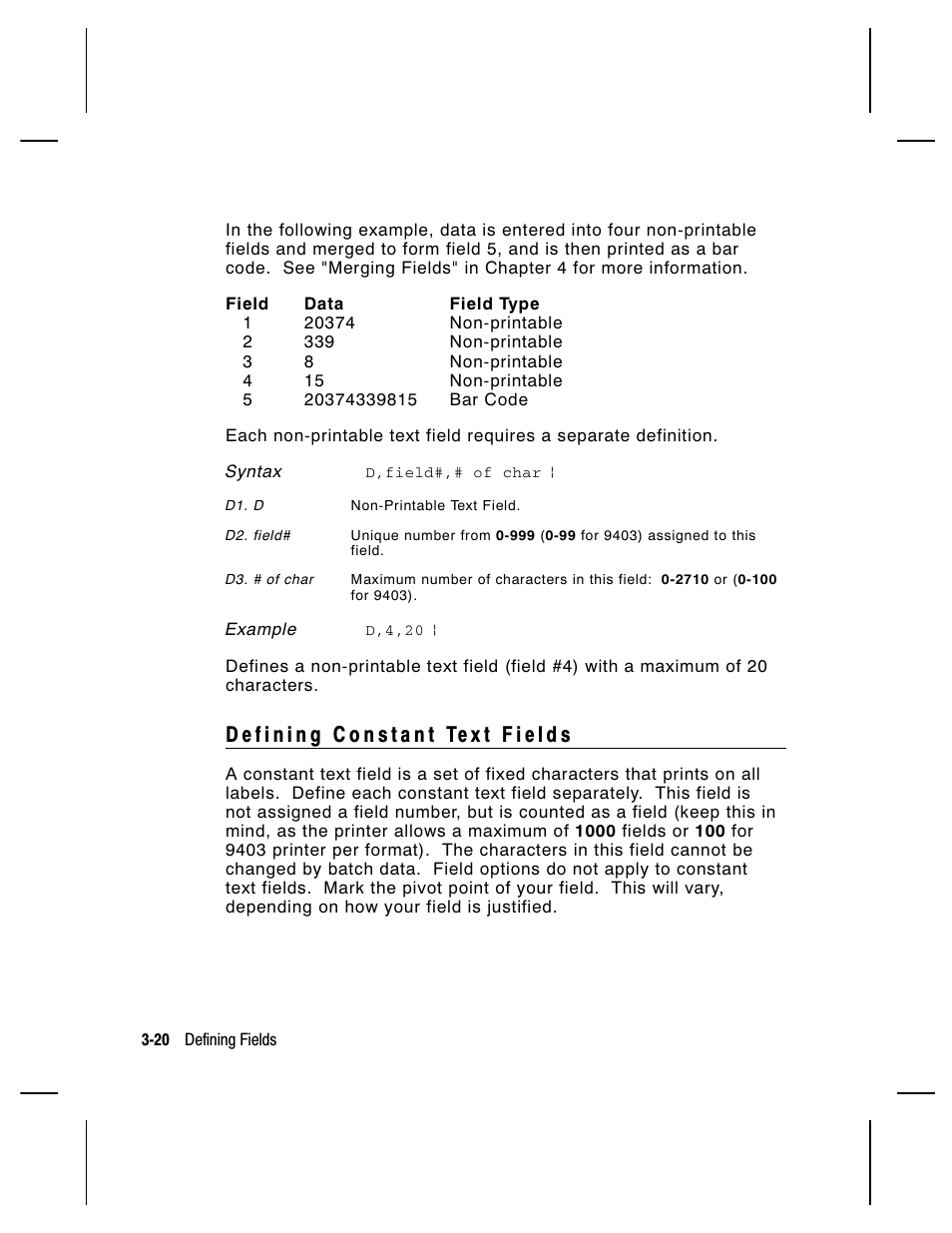 Paxar Monarch 9850 User Manual | Page 86 / 322