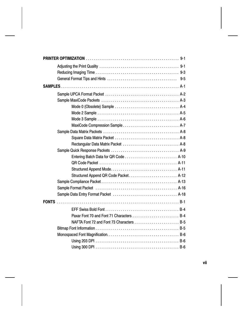 Paxar Monarch 9850 User Manual | Page 9 / 322