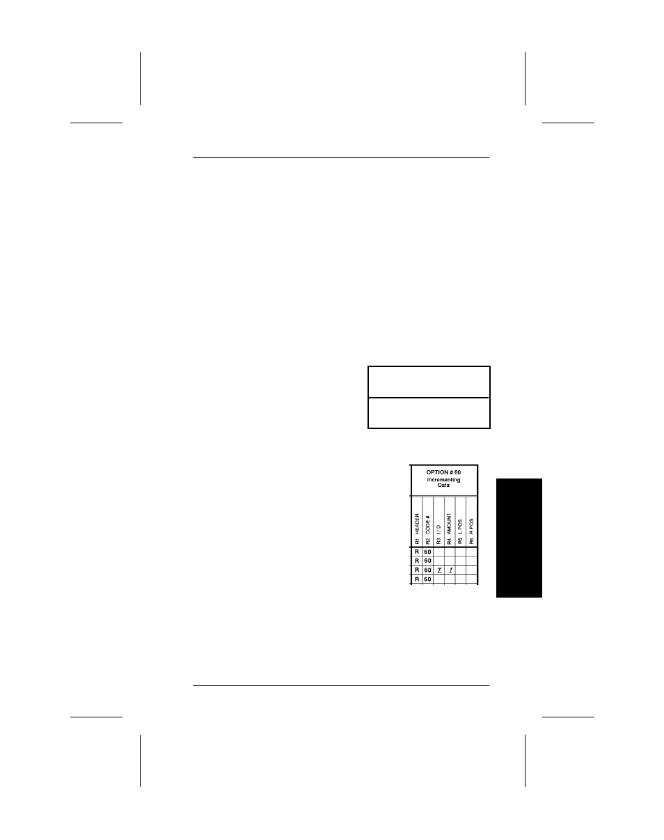Incrementing fields (option 60) | Avery Dennison 9406 System Administrator Guide User Manual | Page 67 / 204