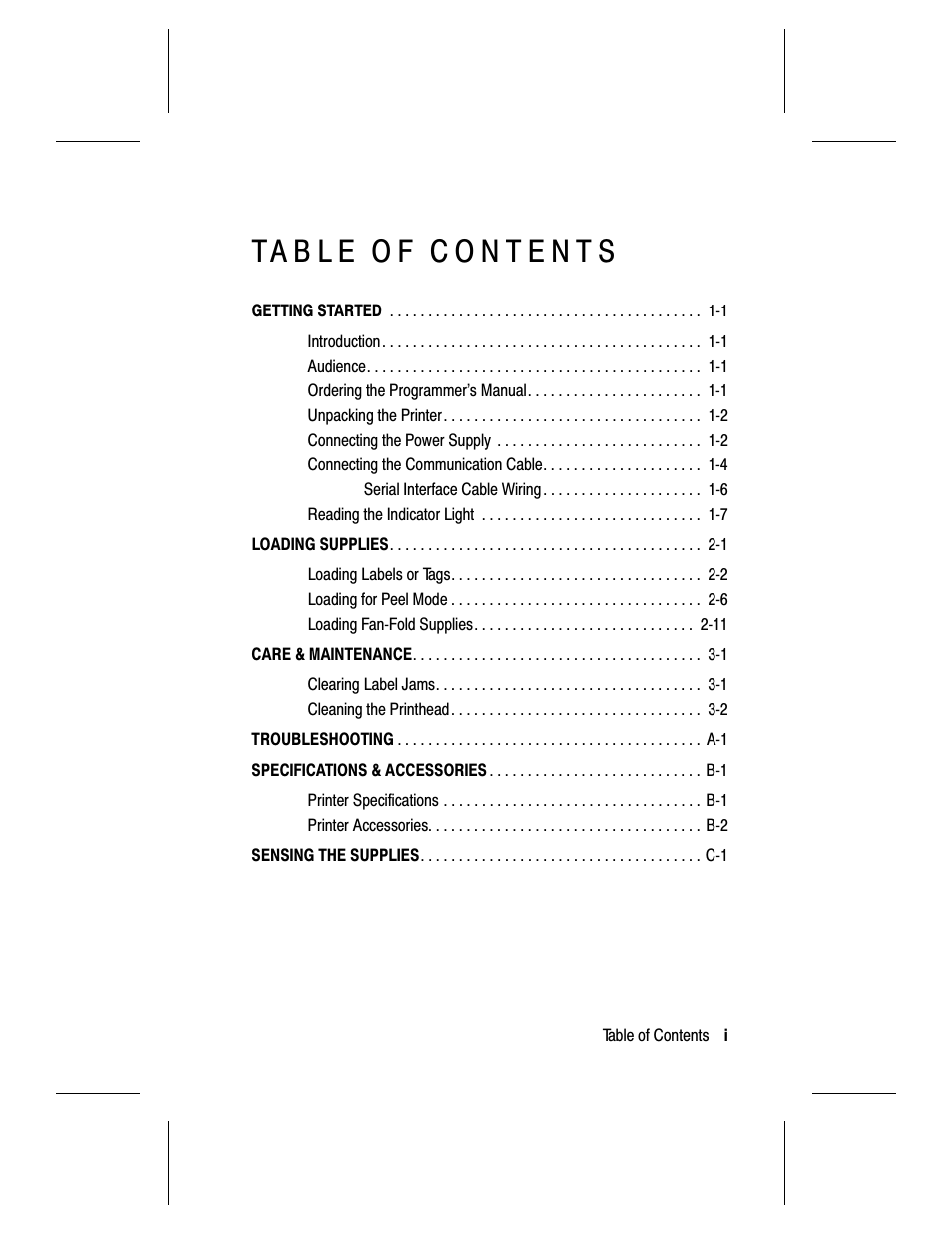 Avery Dennison 9414 Equipment Manual User Manual | Page 3 / 36