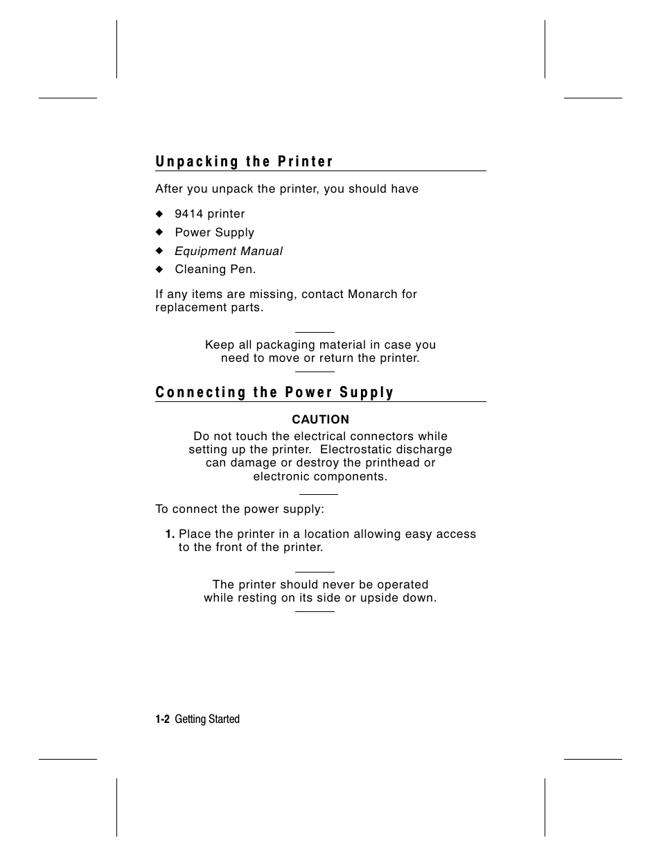Avery Dennison 9414 Equipment Manual User Manual | Page 6 / 36