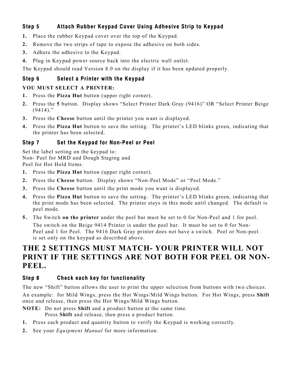 Avery Dennison 9414 Dough Memo User Manual | Page 5 / 5