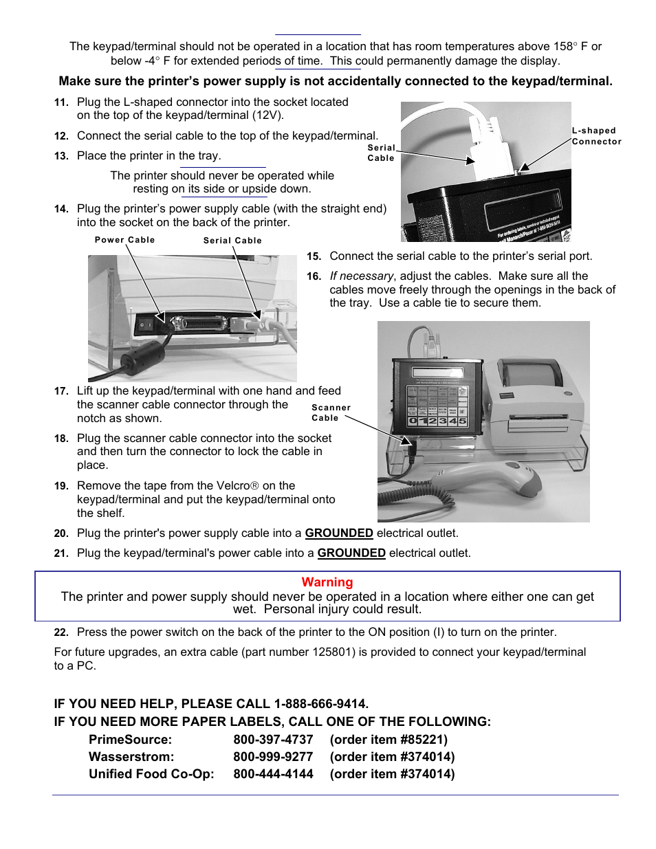 Avery Dennison 9414 System Setup User Manual | Page 2 / 2