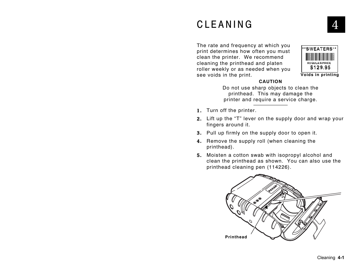 Avery Dennison 9430R Operator Handbook User Manual | Page 21 / 32