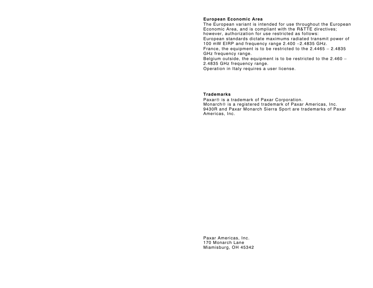 Avery Dennison 9430R Operator Handbook User Manual | Page 3 / 32