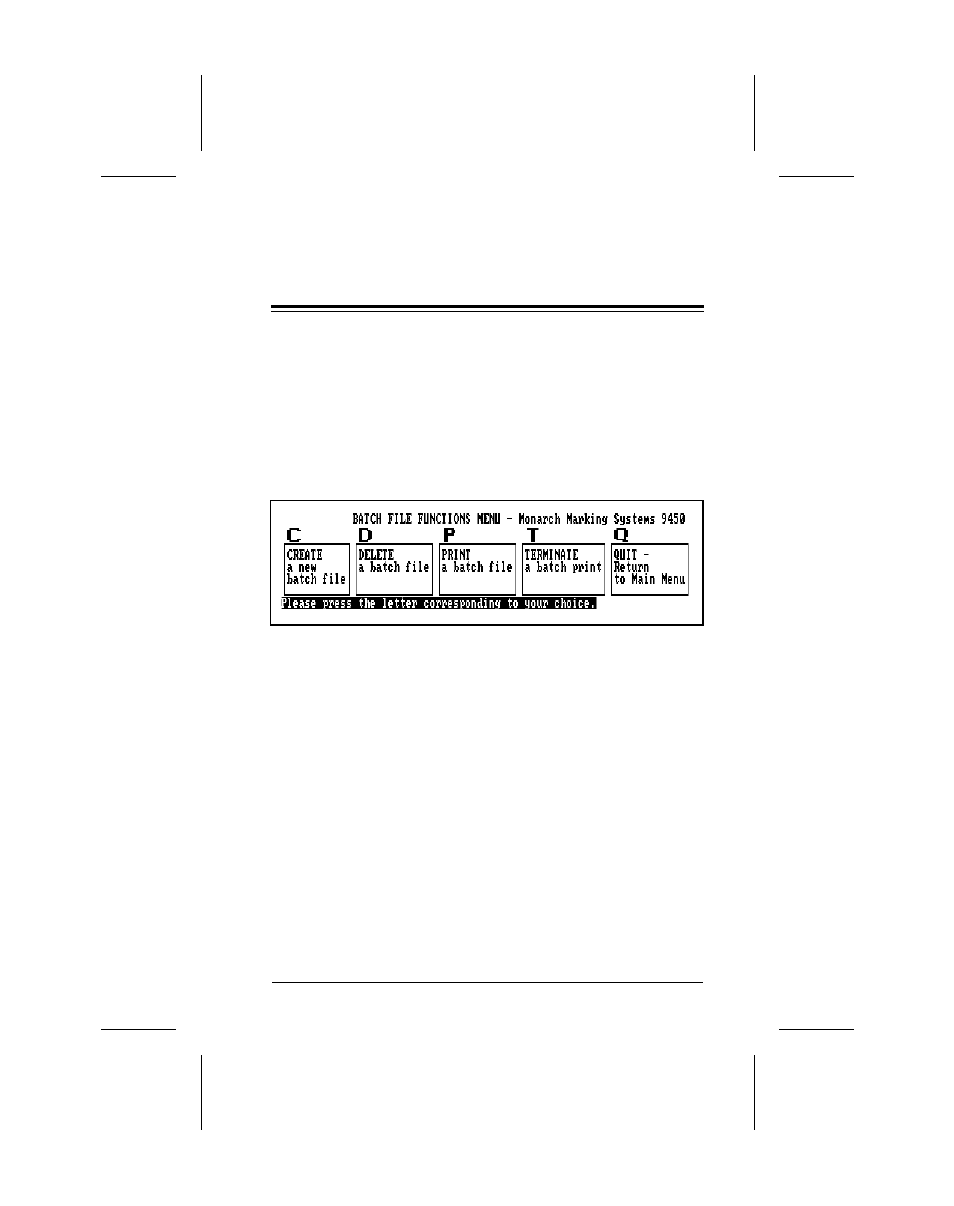 Batch functions | Avery Dennison 9450 RASCAL User Manual | Page 53 / 92