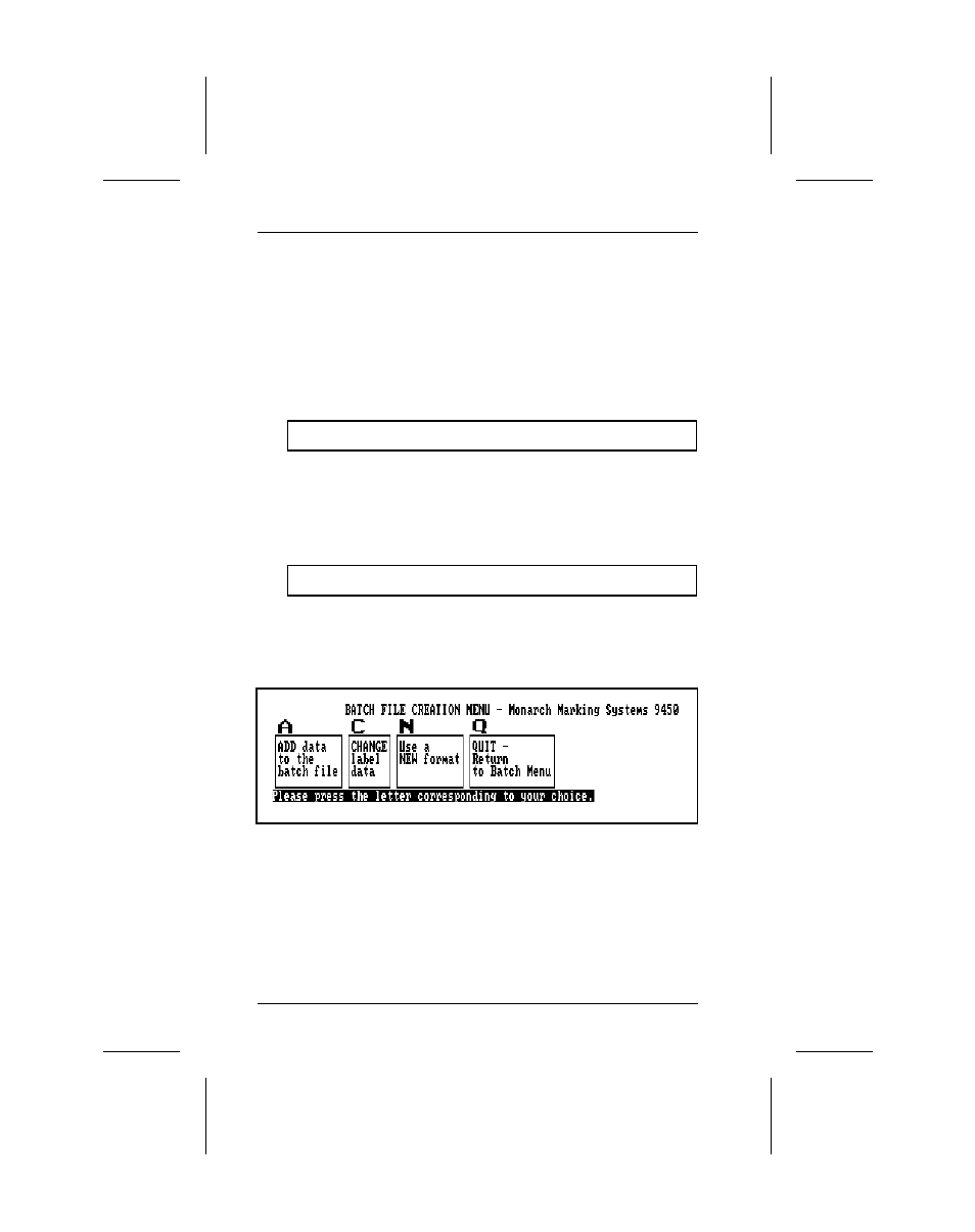 Creating a batch file | Avery Dennison 9450 RASCAL User Manual | Page 54 / 92