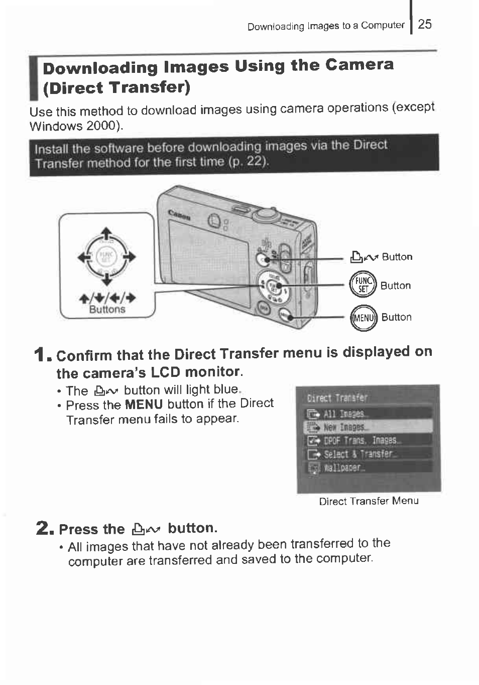 Press the i^irv button | Canon IXUS 82IS User Manual | Page 27 / 36