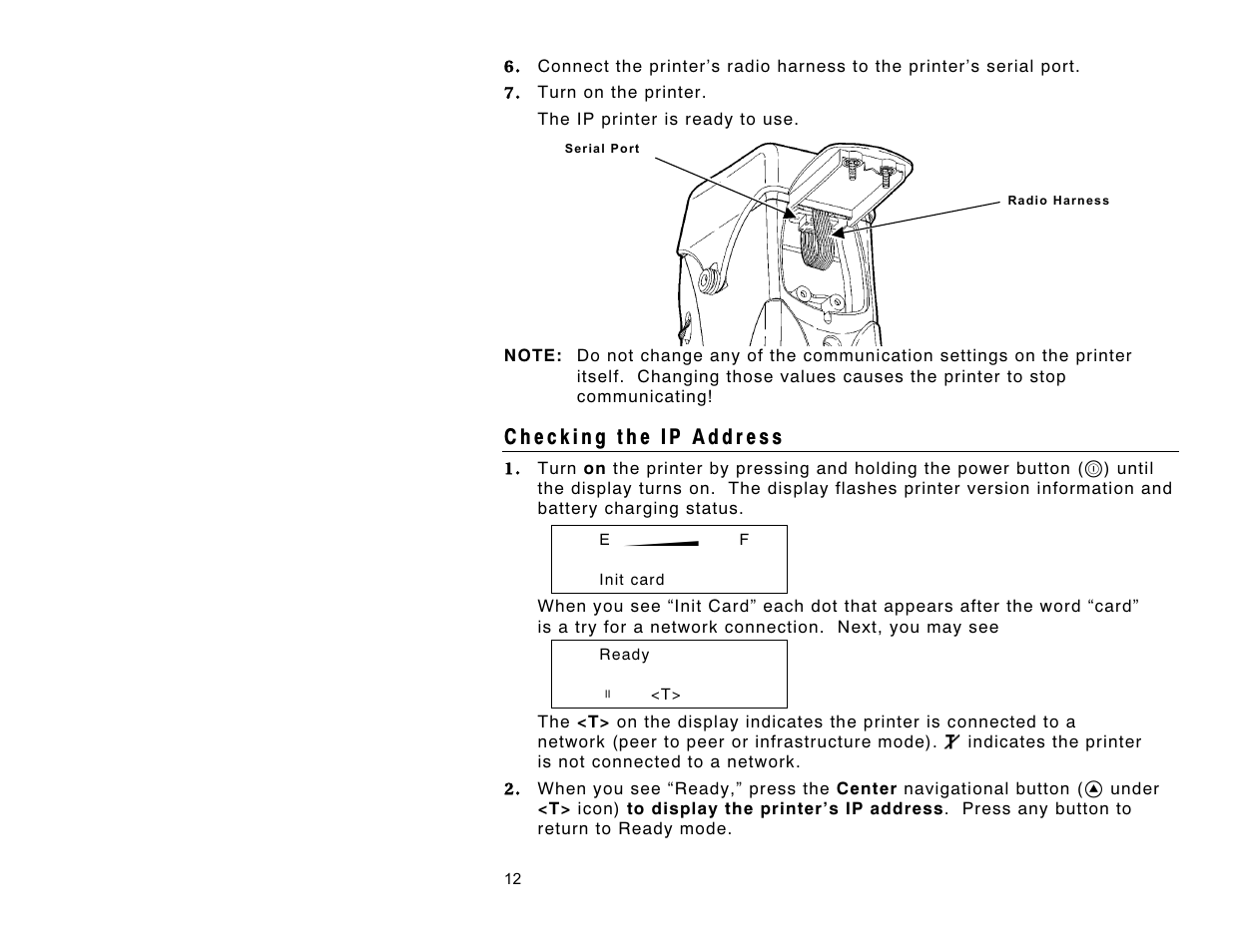 Avery Dennison 9460IP User Manual | Page 12 / 16