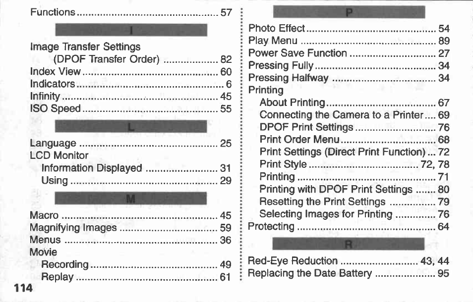 Canon A100 User Manual | Page 114 / 164