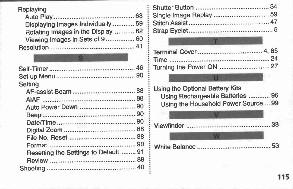 Canon A100 User Manual | Page 115 / 164