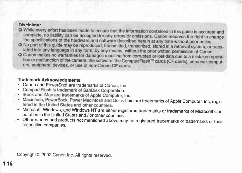 Image transfer settings (dpof transfer order), Setting the image transfer, Selecting images for transferring | Image transfer settings, Dpof transfer order) | Canon A100 User Manual | Page 116 / 164