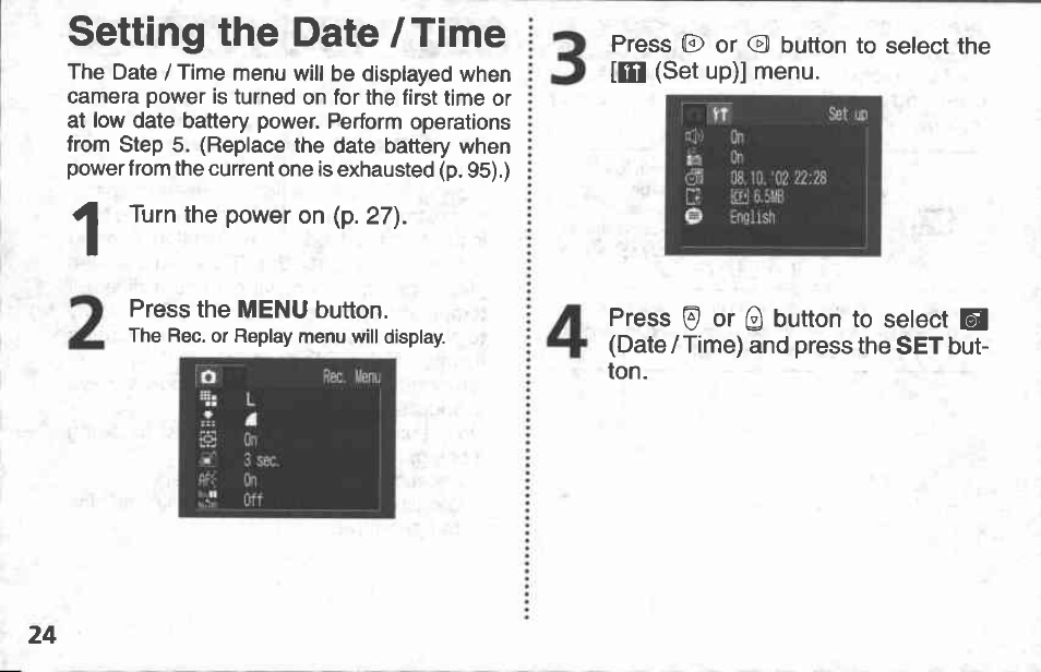 Proper battery handling | Canon A100 User Manual | Page 24 / 164