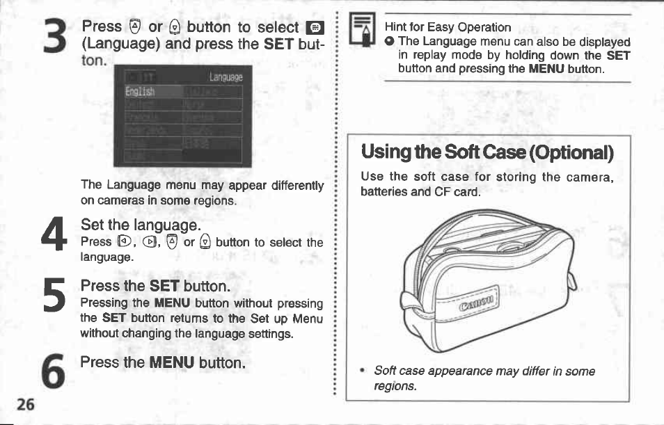 Canon A100 User Manual | Page 26 / 164