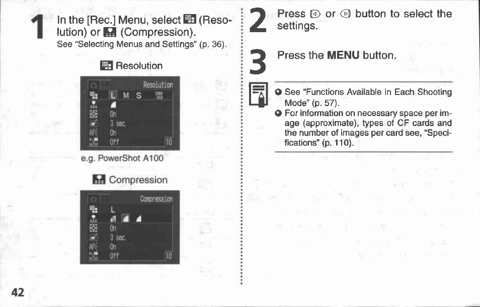 Replay mode | Canon A100 User Manual | Page 42 / 164