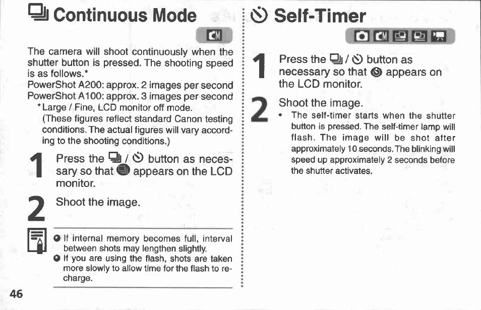 Canon A100 User Manual | Page 46 / 164