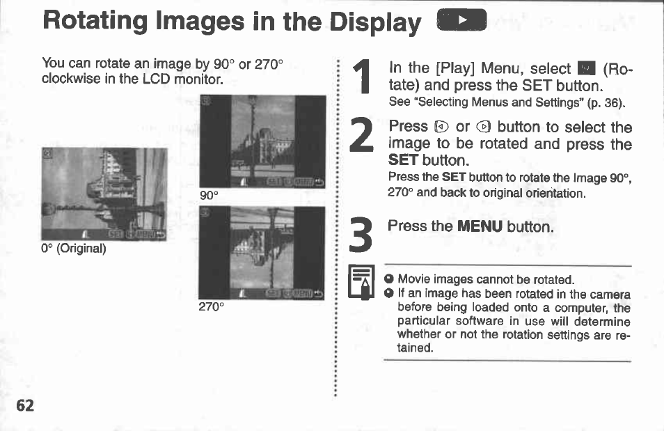 Canon A100 User Manual | Page 62 / 164