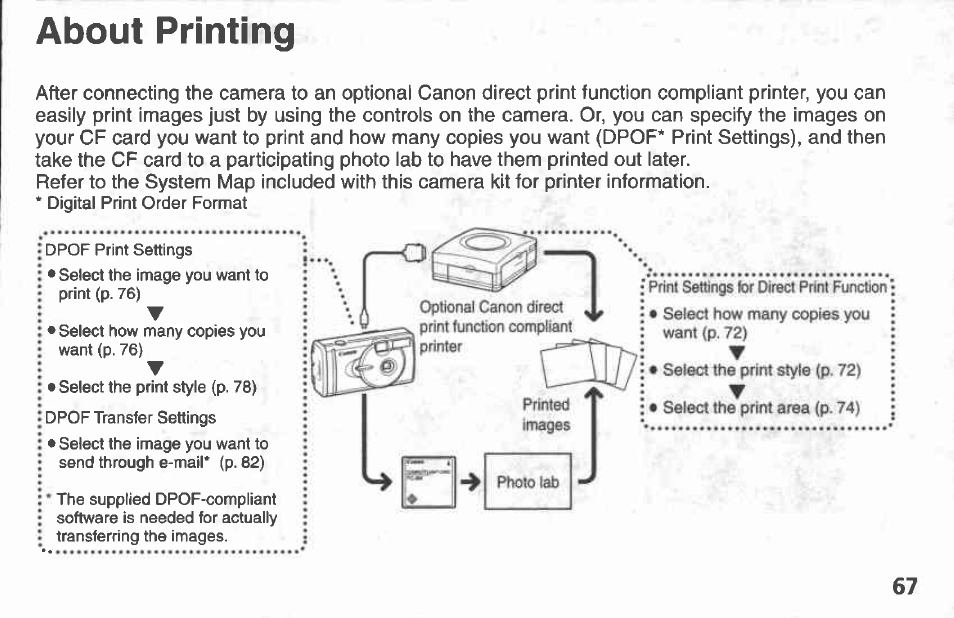 Stitch assist mode cms, Framing a subject, Stitch assist mode | Canon A100 User Manual | Page 67 / 164