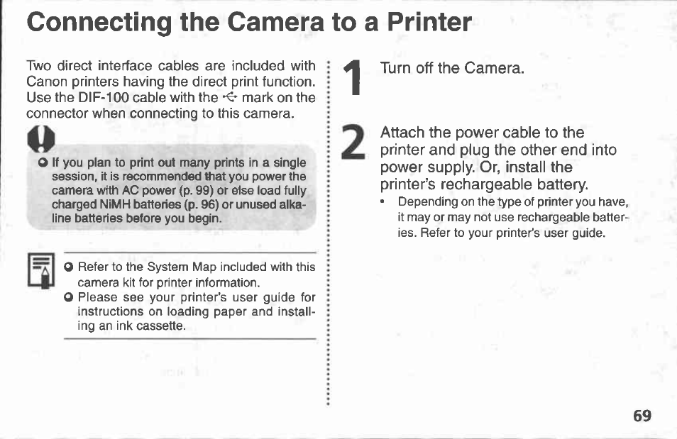 Shoot the next images in the same way, Press the set button to end the shooting | Canon A100 User Manual | Page 69 / 164