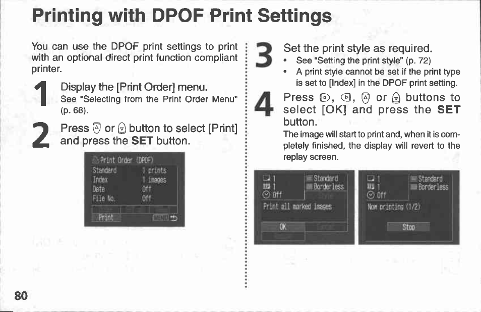 Canon A100 User Manual | Page 80 / 164