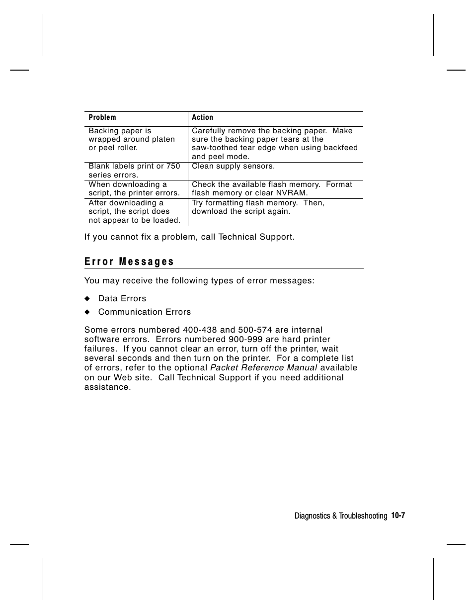 Paxar Monarch 9855 RFID Printer User Manual | Page 103 / 124
