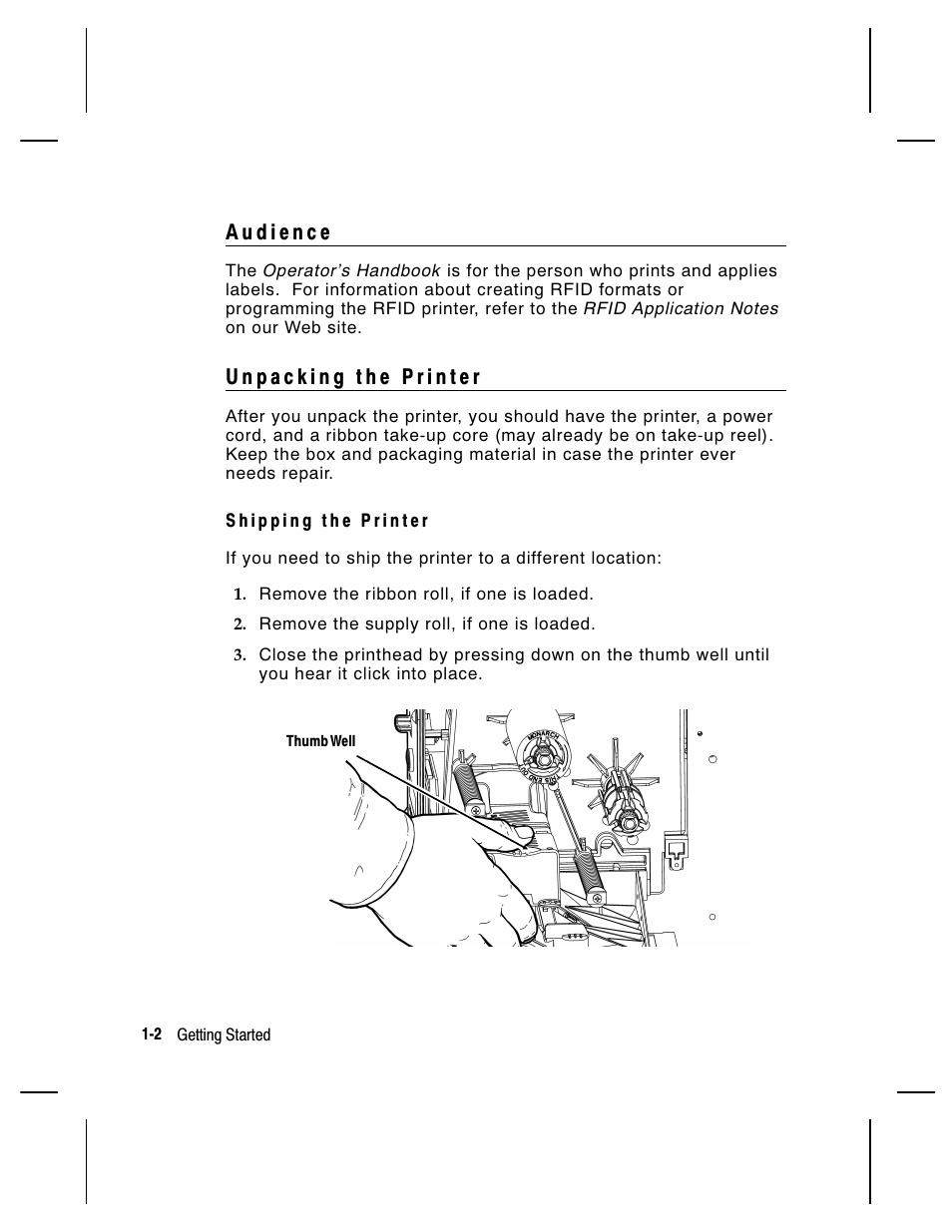 Paxar Monarch 9855 RFID Printer User Manual | Page 12 / 124