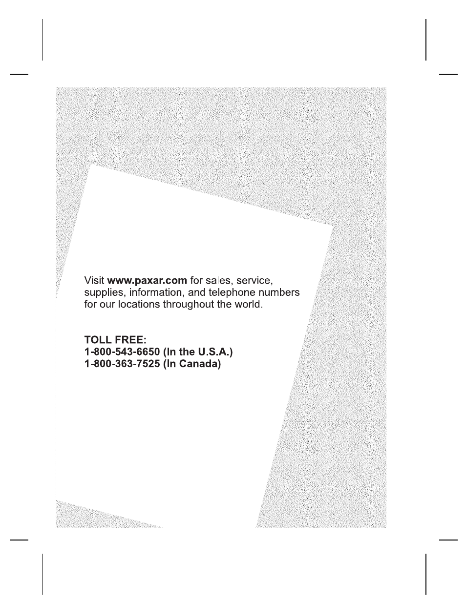 Paxar Monarch 9855 RFID Printer User Manual | Page 124 / 124