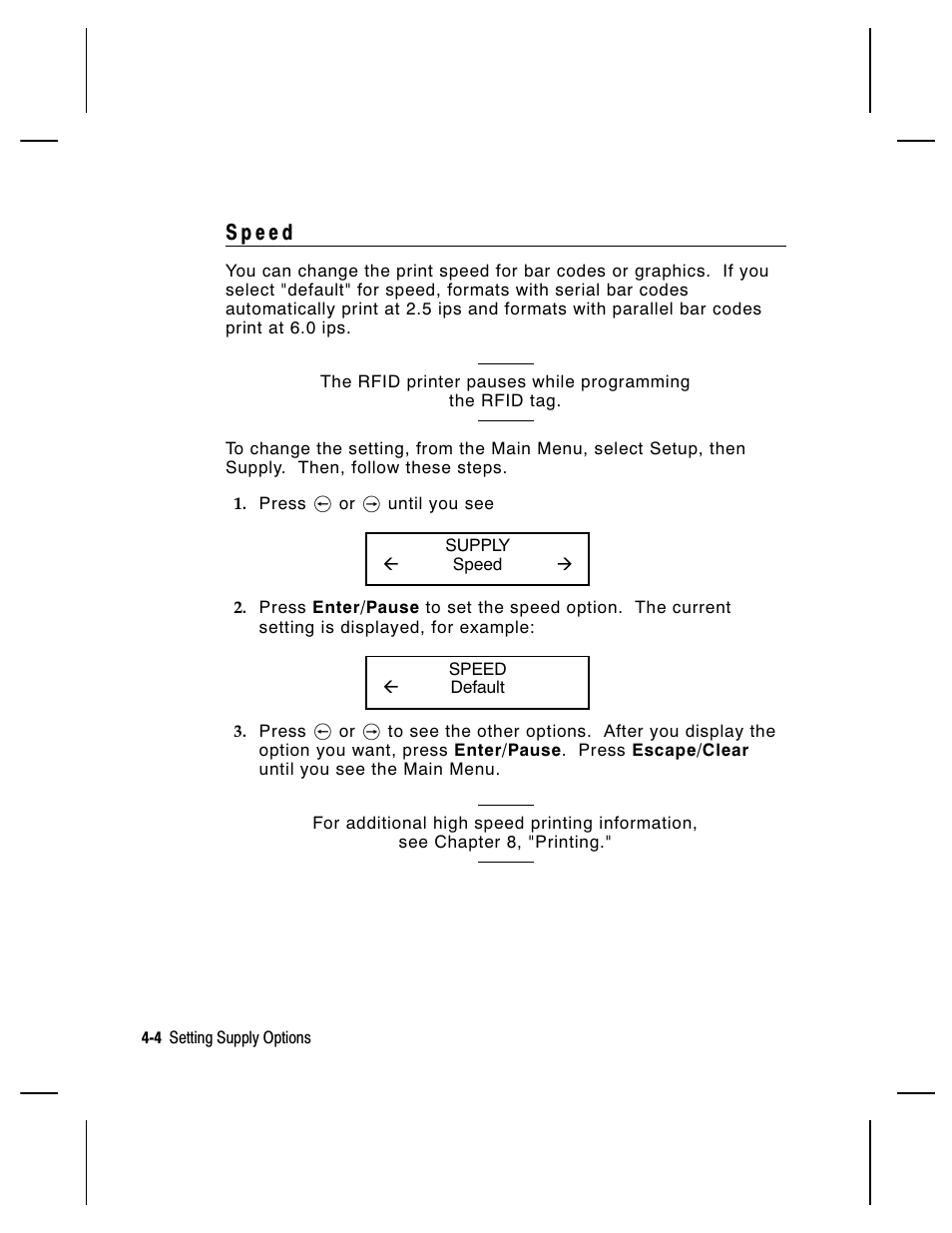 Paxar Monarch 9855 RFID Printer User Manual | Page 34 / 124