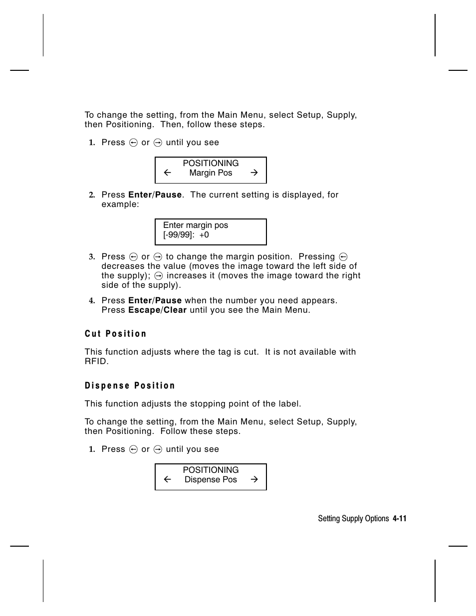 Paxar Monarch 9855 RFID Printer User Manual | Page 41 / 124