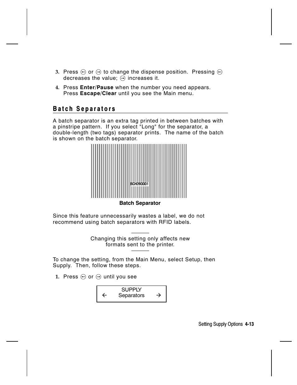 Paxar Monarch 9855 RFID Printer User Manual | Page 43 / 124