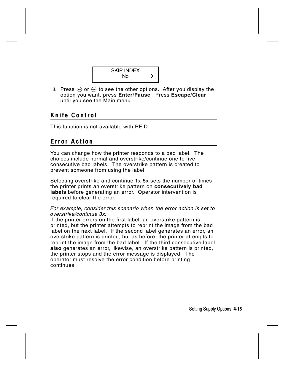 Paxar Monarch 9855 RFID Printer User Manual | Page 45 / 124