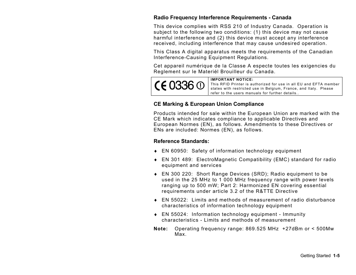 Avery Dennison 9850 RFID Multi-Protocol User Manual | Page 11 / 52