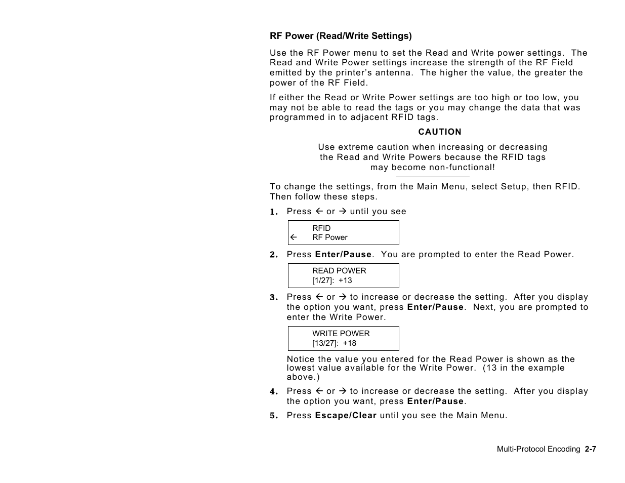 Avery Dennison 9850 RFID Multi-Protocol User Manual | Page 19 / 52