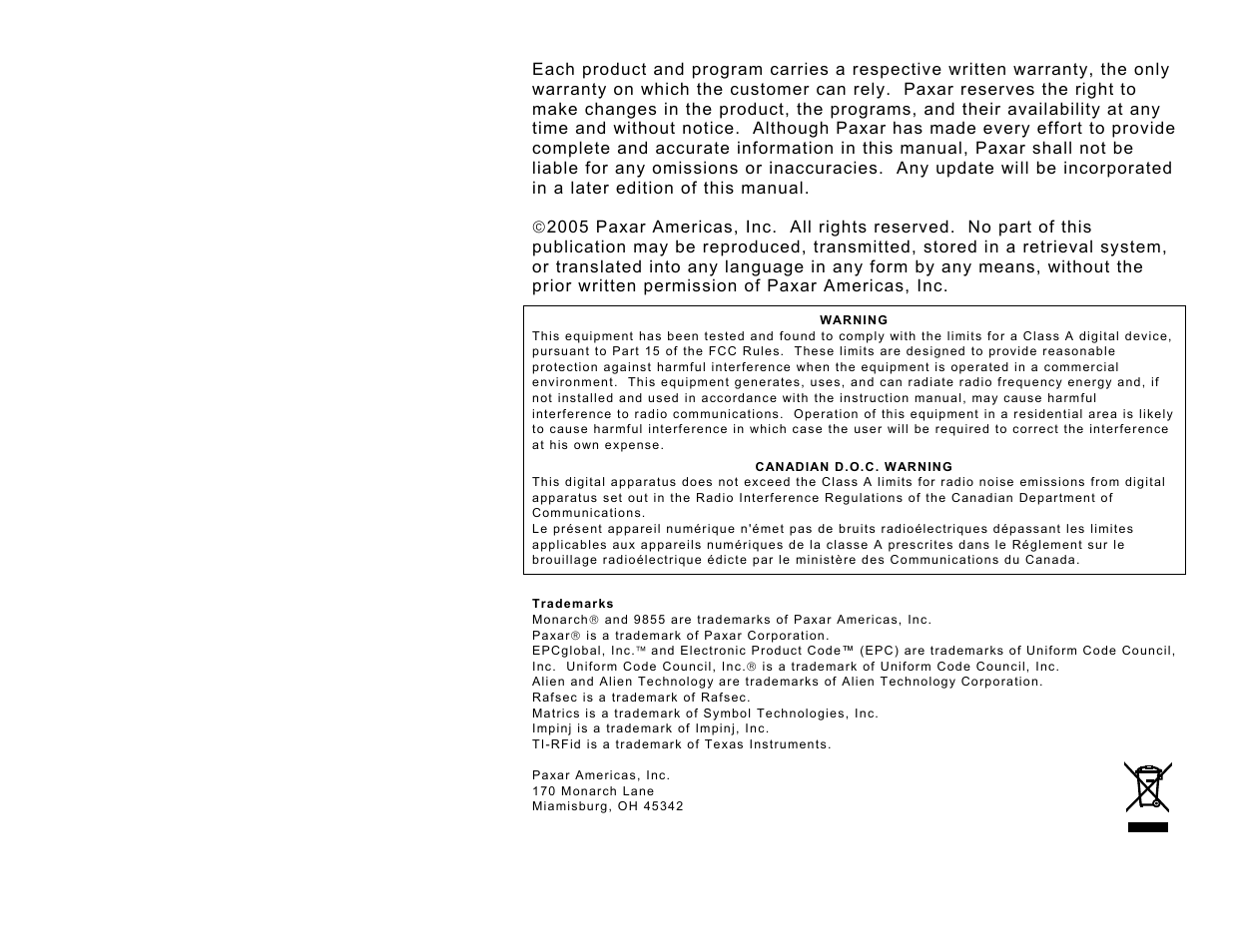 Avery Dennison 9850 RFID Multi-Protocol User Manual | Page 2 / 52