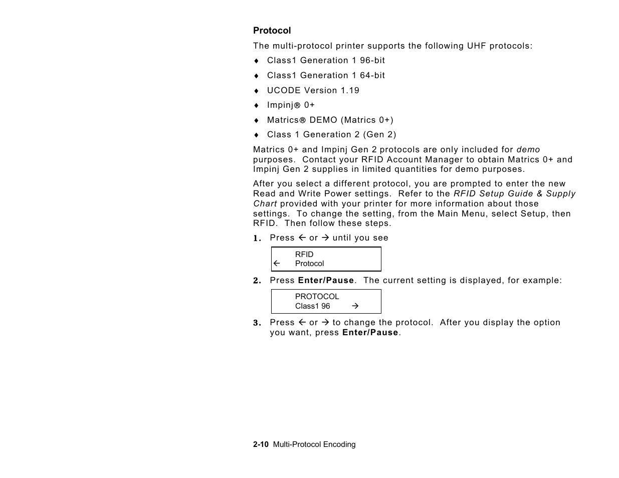 Avery Dennison 9850 RFID Multi-Protocol User Manual | Page 22 / 52