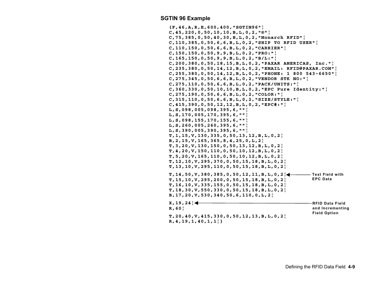 Avery Dennison 9850 RFID Multi-Protocol User Manual | Page 39 / 52