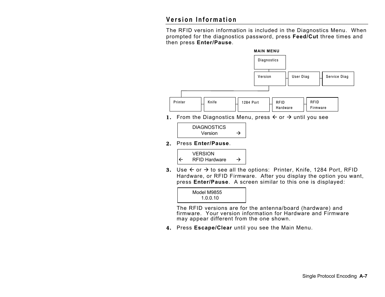 Avery Dennison 9850 RFID Multi-Protocol User Manual | Page 49 / 52