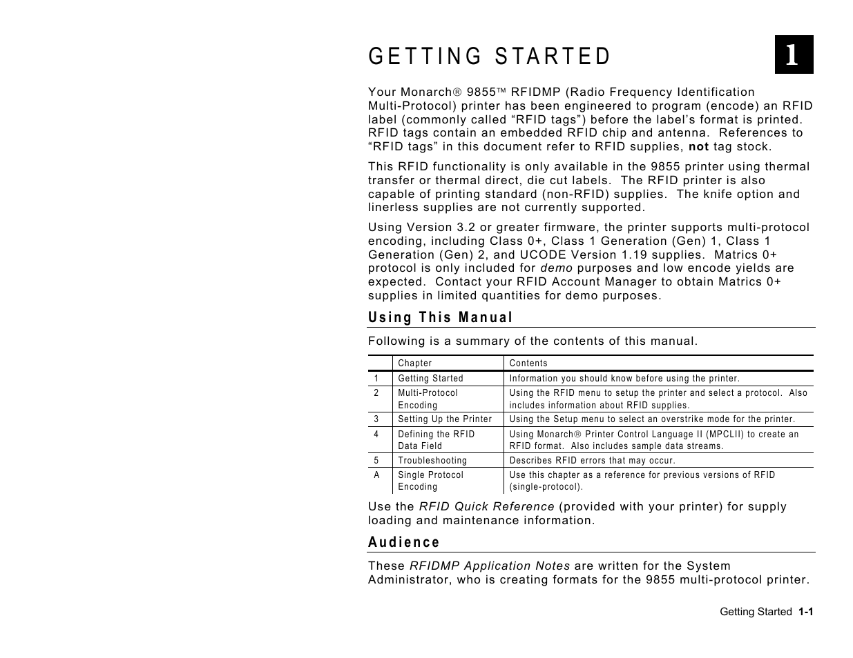 Avery Dennison 9850 RFID Multi-Protocol User Manual | Page 7 / 52