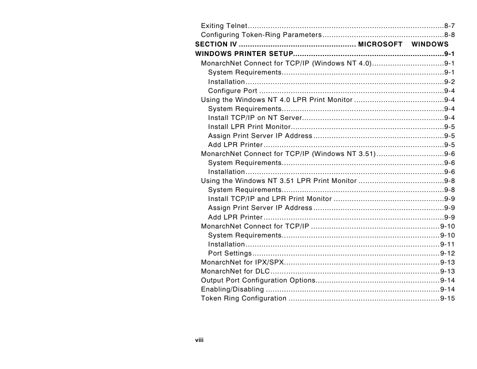 Avery Dennison 9840 Technical Reference Manual User Manual | Page 10 / 200
