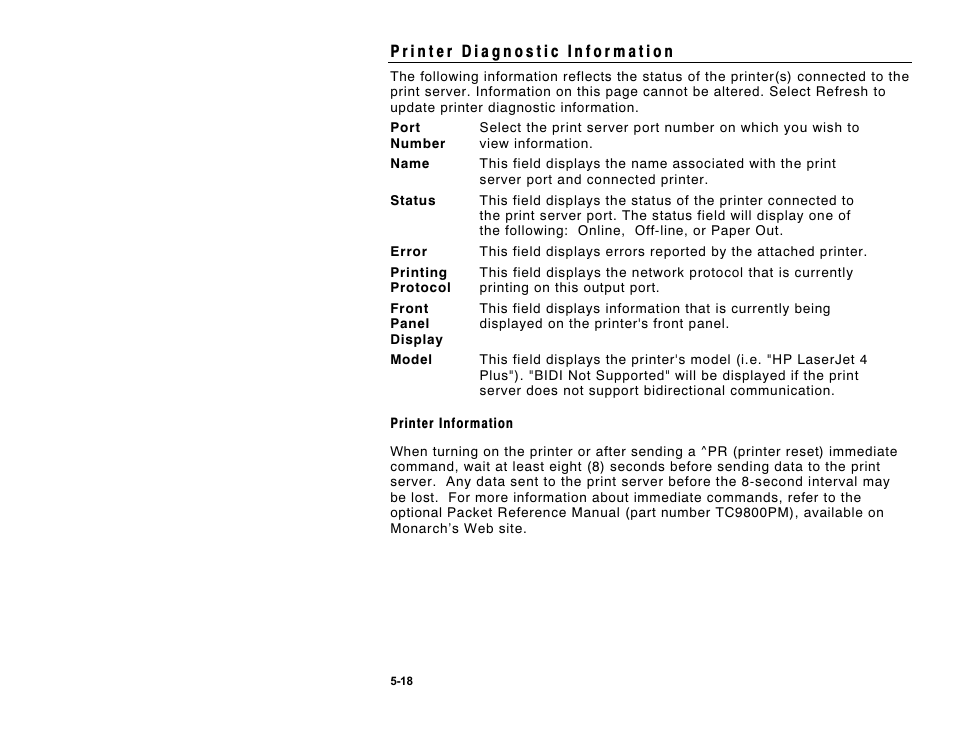 Avery Dennison 9840 Technical Reference Manual User Manual | Page 100 / 200