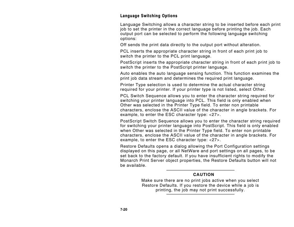 Avery Dennison 9840 Technical Reference Manual User Manual | Page 138 / 200