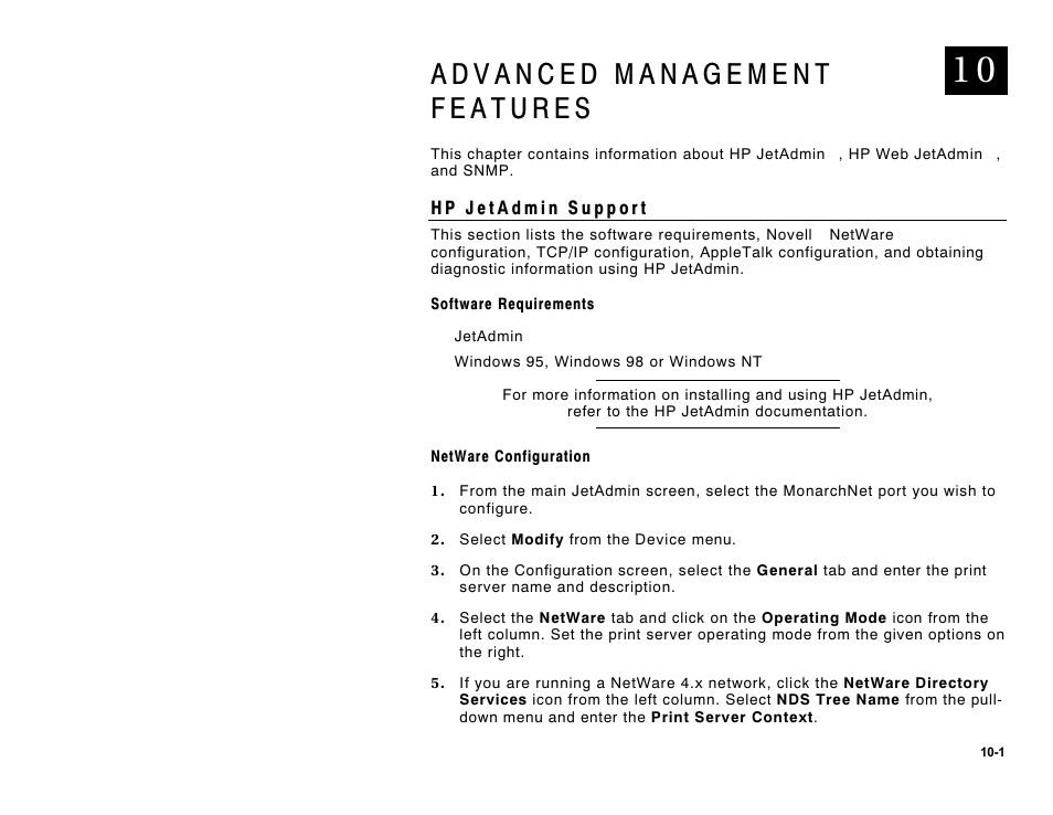 Advanced management features -1 | Avery Dennison 9840 Technical Reference Manual User Manual | Page 183 / 200