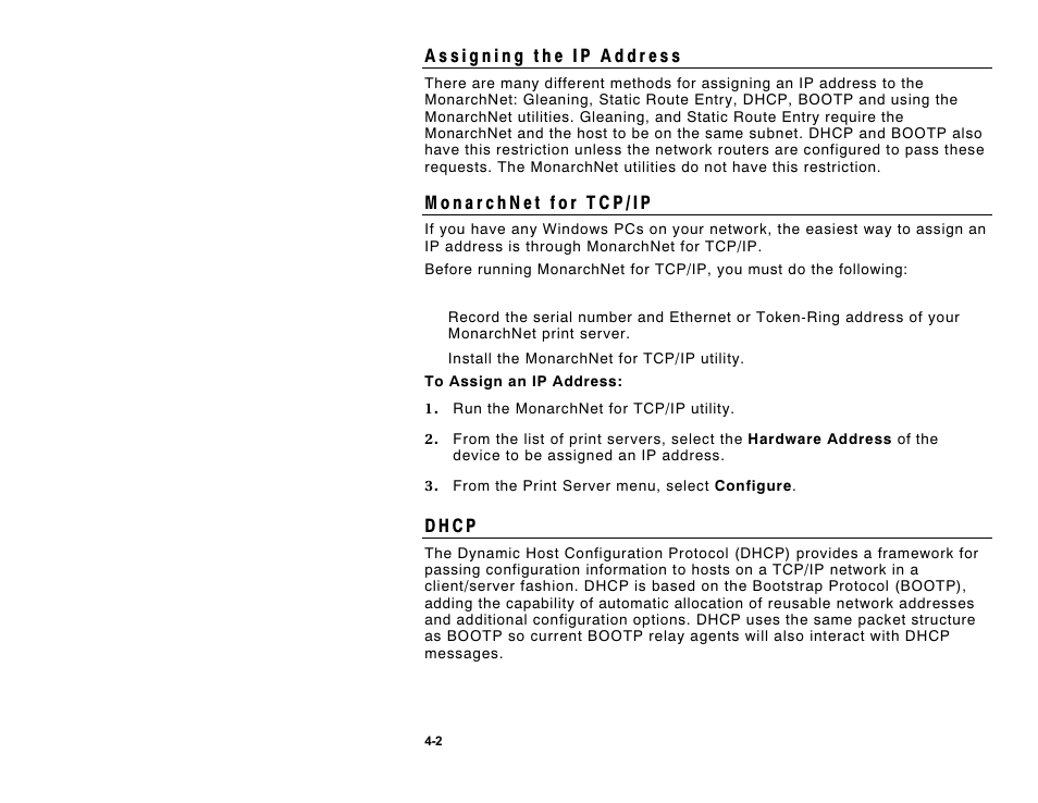 D h c p | Avery Dennison 9840 Technical Reference Manual User Manual | Page 72 / 200