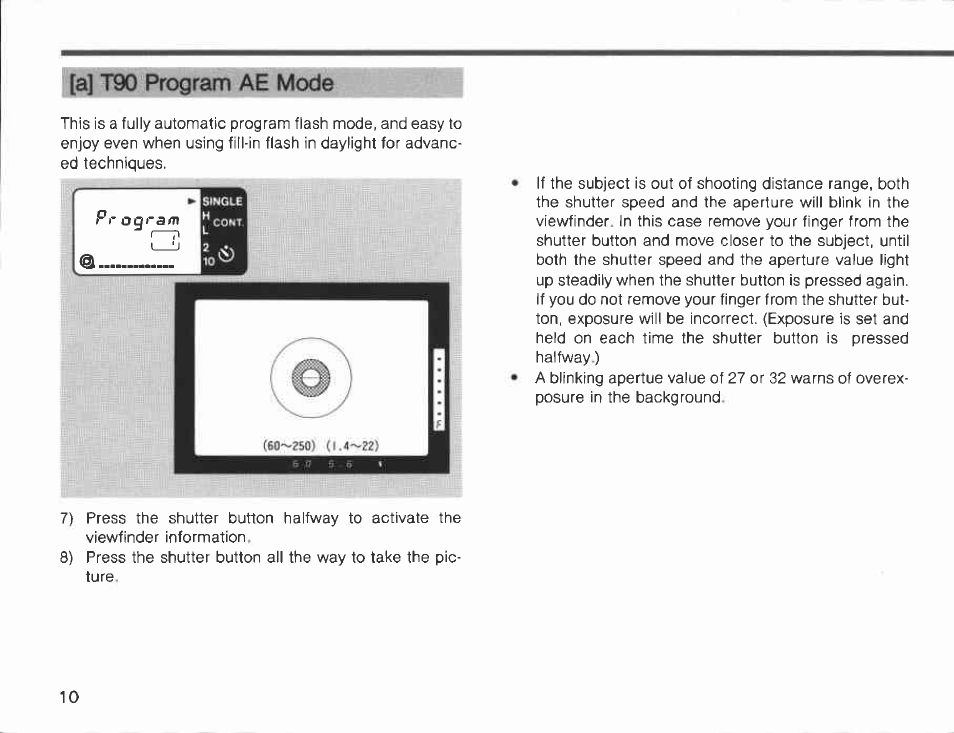 Main switch and pilot lamp, Test firing | Canon 300 TL User Manual | Page 10 / 74