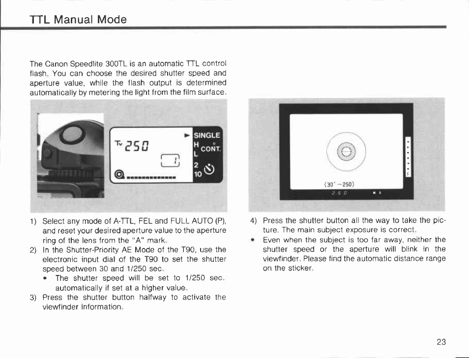 Canon 300 TL User Manual | Page 23 / 74